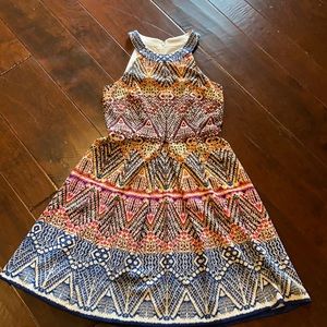 Wisp dress- beautiful neckline shows off shoulders